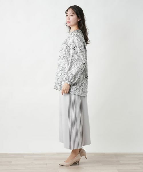 Leilian PLUS HOUSE / レリアンプラスハウス シャツ・ブラウス | 【店舗人気】ペイズリー柄ブラウス | 詳細5