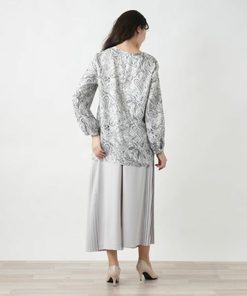 Leilian PLUS HOUSE / レリアンプラスハウス シャツ・ブラウス | 【店舗人気】ペイズリー柄ブラウス | 詳細6