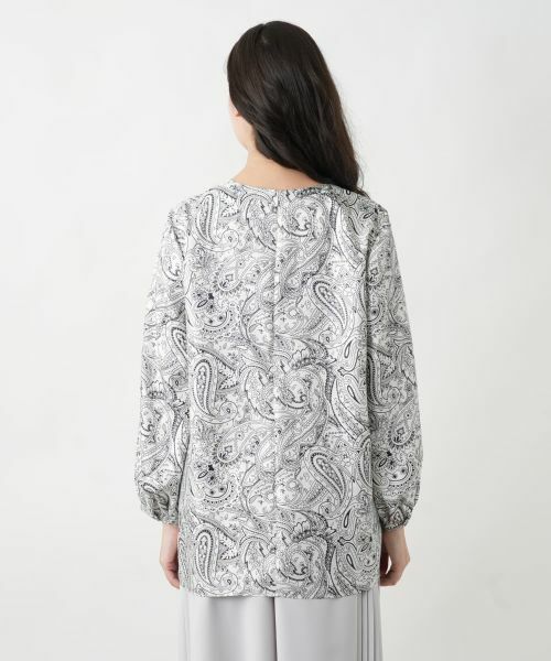 Leilian PLUS HOUSE / レリアンプラスハウス シャツ・ブラウス | 【店舗人気】ペイズリー柄ブラウス | 詳細9