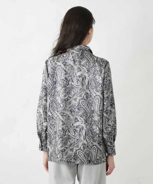 Leilian PLUS HOUSE / レリアンプラスハウス シャツ・ブラウス | 【店舗人気】ペイズリー柄ボウタイブラウス | 詳細10