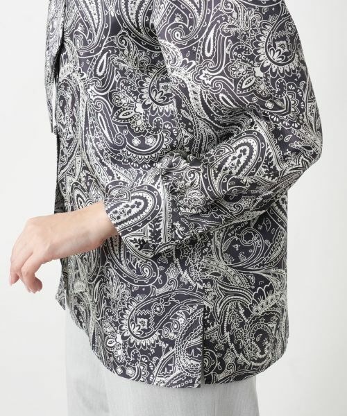 Leilian PLUS HOUSE / レリアンプラスハウス シャツ・ブラウス | 【店舗人気】ペイズリー柄ボウタイブラウス | 詳細14