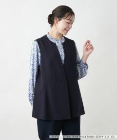 Leilian PLUS HOUSE / レリアンプラスハウス テーラードジャケット | 【店舗人気】ロングジレ【ROCHAS Premiere】