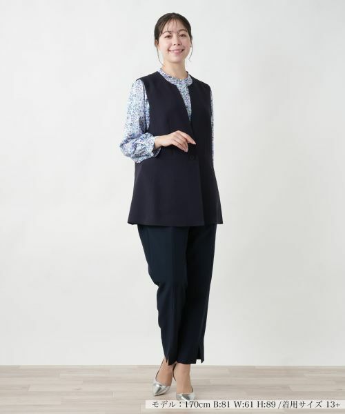 Leilian PLUS HOUSE / レリアンプラスハウス テーラードジャケット | 【店舗人気】ロングジレ【ROCHAS Premiere】 | 詳細1