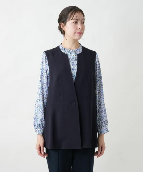 Leilian PLUS HOUSE / レリアンプラスハウス テーラードジャケット | 【店舗人気】ロングジレ【ROCHAS Premiere】 | 詳細4