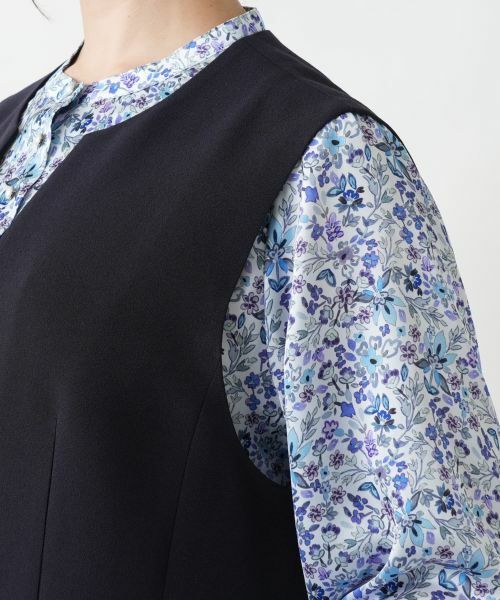 Leilian PLUS HOUSE / レリアンプラスハウス テーラードジャケット | 【店舗人気】ロングジレ【ROCHAS Premiere】 | 詳細9