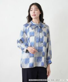 Leilian PLUS HOUSE / レリアンプラスハウス シャツ・ブラウス | チェック柄ブラウス