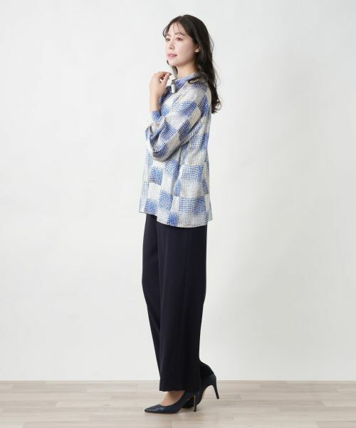 Leilian PLUS HOUSE / レリアンプラスハウス シャツ・ブラウス | チェック柄ブラウス | 詳細2