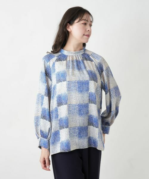 Leilian PLUS HOUSE / レリアンプラスハウス シャツ・ブラウス | チェック柄ブラウス | 詳細4