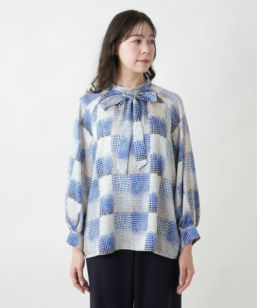 Leilian PLUS HOUSE / レリアンプラスハウス シャツ・ブラウス | チェック柄ブラウス | 詳細5