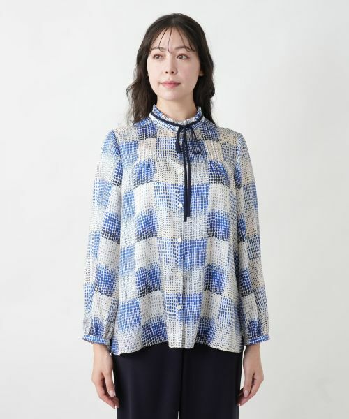 Leilian PLUS HOUSE / レリアンプラスハウス シャツ・ブラウス | 【店舗人気】リボンタイ付きブラウス【ROCHAS Premiere】 | 詳細5