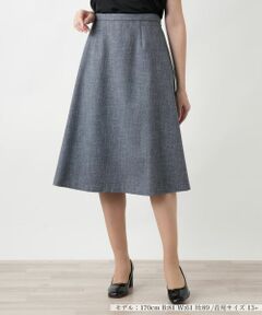 Leilian PLUS HOUSE / レリアンプラスハウス ミニ・ひざ丈スカート | 【店舗人気】フレアスカ−ト