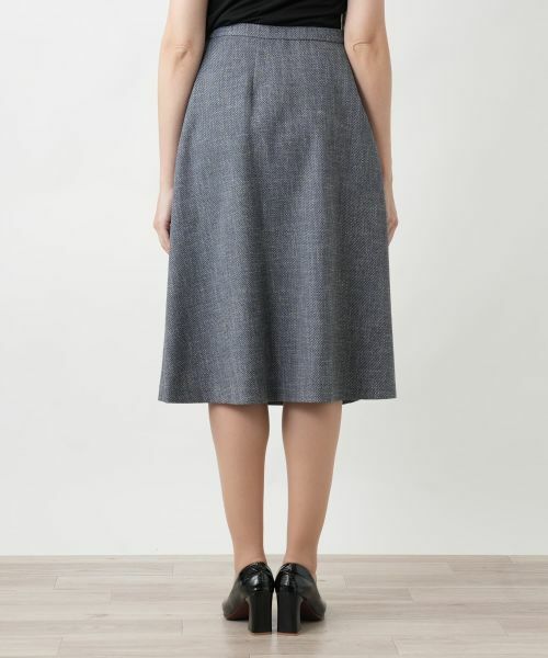 Leilian PLUS HOUSE / レリアンプラスハウス ミニ・ひざ丈スカート | 【店舗人気】フレアスカ−ト | 詳細6