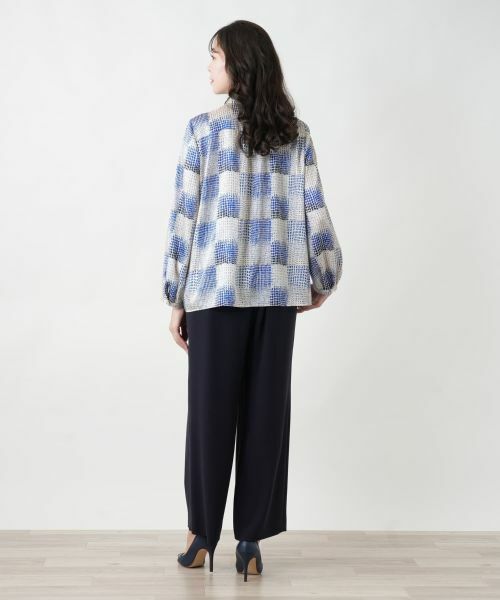 Leilian PLUS HOUSE / レリアンプラスハウス その他パンツ | 【店舗人気】ロゴウエストワイドパンツ | 詳細3