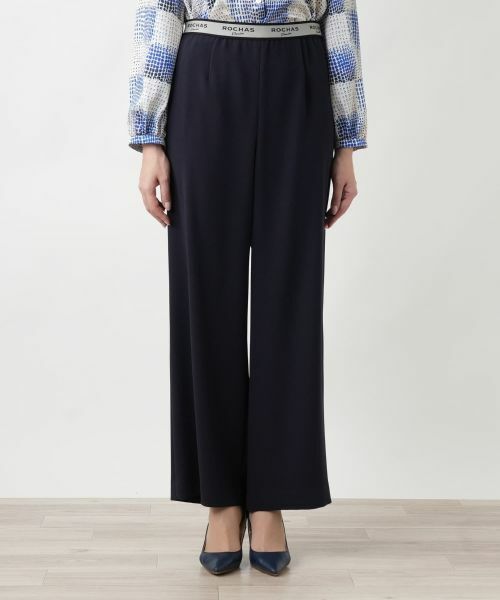 Leilian PLUS HOUSE / レリアンプラスハウス その他パンツ | 【店舗人気】ロゴウエストワイドパンツ | 詳細4