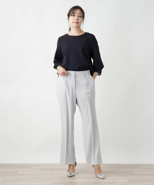 Leilian PLUS HOUSE / レリアンプラスハウス その他パンツ | 【店舗人気】センタープレスパンツ【ROCHAS Premiere】 | 詳細1