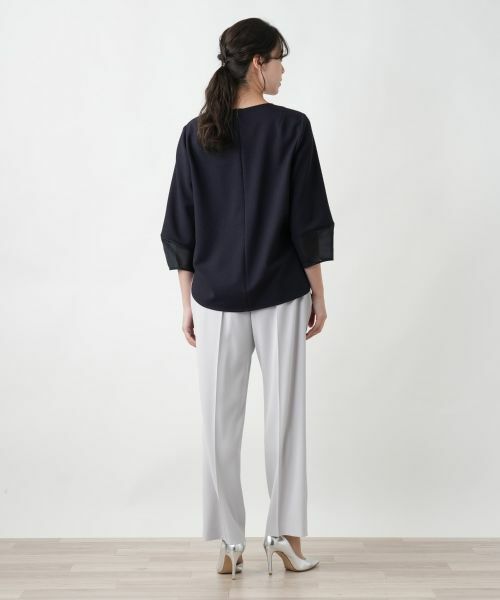 Leilian PLUS HOUSE / レリアンプラスハウス その他パンツ | 【店舗人気】センタープレスパンツ【ROCHAS Premiere】 | 詳細3