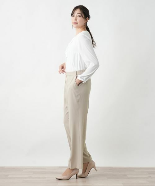 Leilian PLUS HOUSE / レリアンプラスハウス その他パンツ | 【店舗人気】センタープレスパンツ【ROCHAS Premiere】 | 詳細5