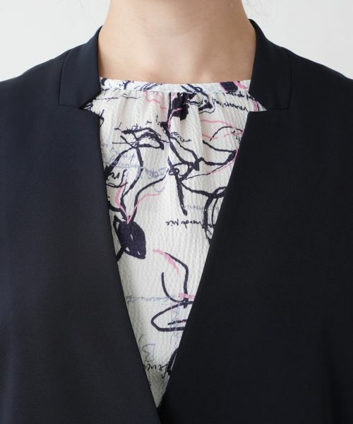 Leilian PLUS HOUSE / レリアンプラスハウス テーラードジャケット | 【店舗人気】ロングベスト【プラス企画】 | 詳細10