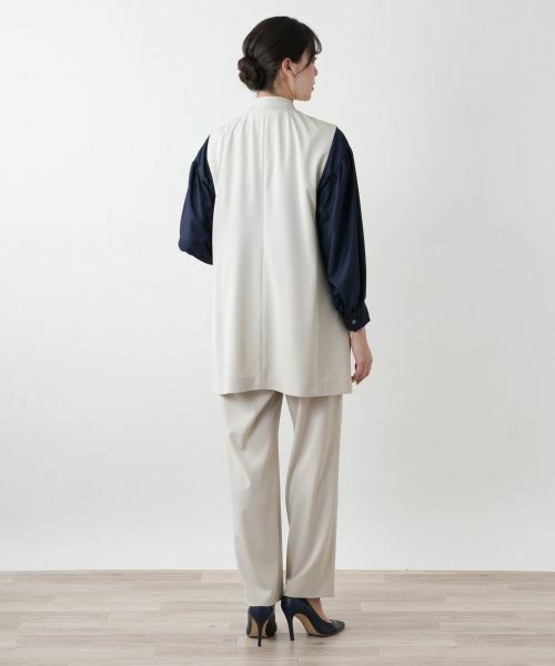 Leilian PLUS HOUSE / レリアンプラスハウス テーラードジャケット | 【店舗人気】ロングベスト【プラス企画】 | 詳細3