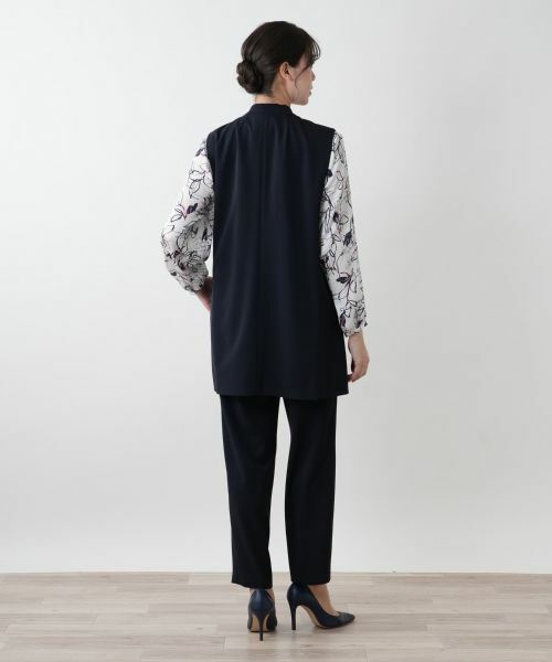 Leilian PLUS HOUSE / レリアンプラスハウス テーラードジャケット | 【店舗人気】ロングベスト【プラス企画】 | 詳細6