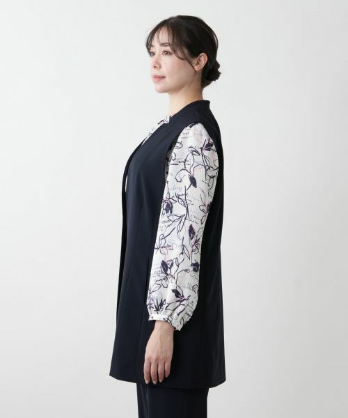 Leilian PLUS HOUSE / レリアンプラスハウス テーラードジャケット | 【店舗人気】ロングベスト【プラス企画】 | 詳細8