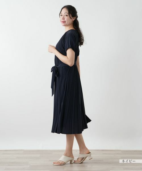 Leilian PLUS HOUSE / レリアンプラスハウス ドレス | 【店舗人気】プリーツワンピース【プラス企画】 | 詳細5