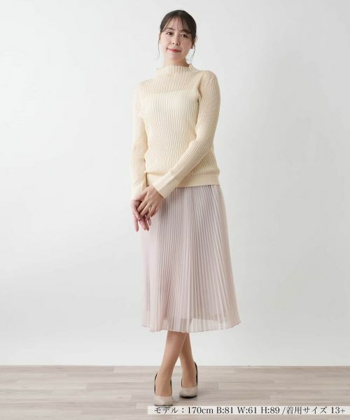 Leilian PLUS HOUSE / レリアンプラスハウス ニット・セーター | 【店舗人気】ハイネックニット【BOURGE】 | 詳細7