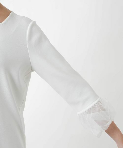 Leilian PLUS HOUSE / レリアンプラスハウス ニット・セーター | 【店舗人気】スクエアネックカットソー【BOURGE】 | 詳細13