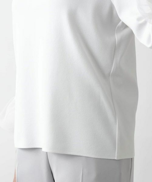 Leilian PLUS HOUSE / レリアンプラスハウス ニット・セーター | 【店舗人気】スクエアネックカットソー【BOURGE】 | 詳細15