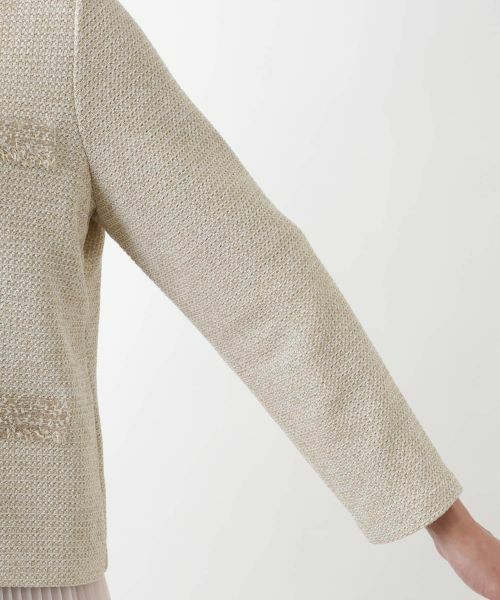 Leilian PLUS HOUSE / レリアンプラスハウス テーラードジャケット | 【店舗人気】ノーカラージャケット【BOURGE】 | 詳細10