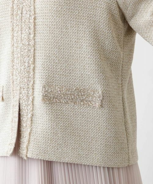 Leilian PLUS HOUSE / レリアンプラスハウス テーラードジャケット | 【店舗人気】ノーカラージャケット【BOURGE】 | 詳細11