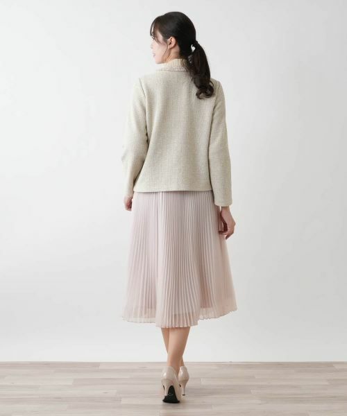 Leilian PLUS HOUSE / レリアンプラスハウス テーラードジャケット | 【店舗人気】ノーカラージャケット【BOURGE】 | 詳細3