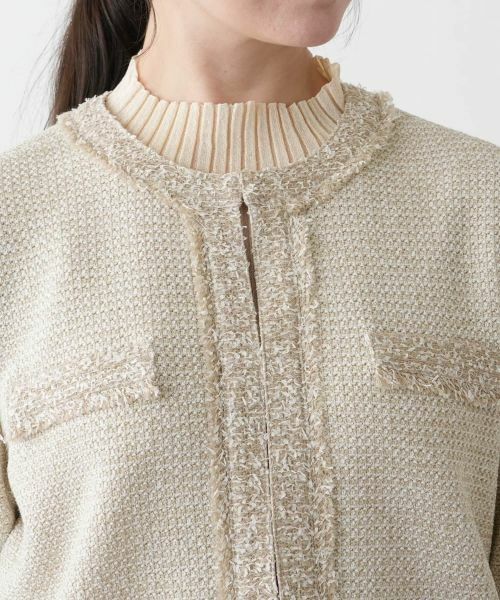 Leilian PLUS HOUSE / レリアンプラスハウス テーラードジャケット | 【店舗人気】ノーカラージャケット【BOURGE】 | 詳細7