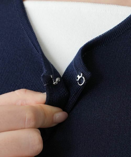 Leilian PLUS HOUSE / レリアンプラスハウス カーディガン・ボレロ | 【店舗人気】切替ノーカラーカーディガン【BOURGE】 | 詳細16