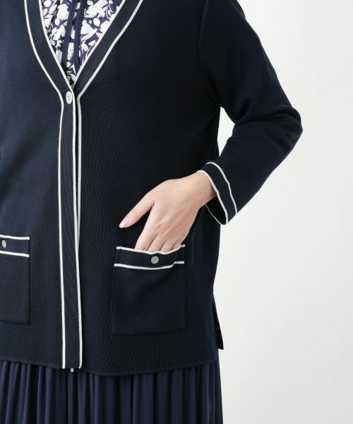 Leilian PLUS HOUSE / レリアンプラスハウス カーディガン・ボレロ | 【店舗人気】Vネックカーディガン【プラス企画】 | 詳細10