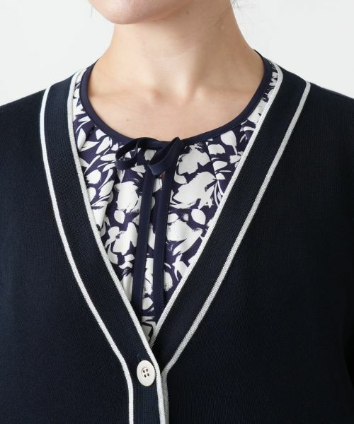 Leilian PLUS HOUSE / レリアンプラスハウス カーディガン・ボレロ | 【店舗人気】Vネックカーディガン【プラス企画】 | 詳細7