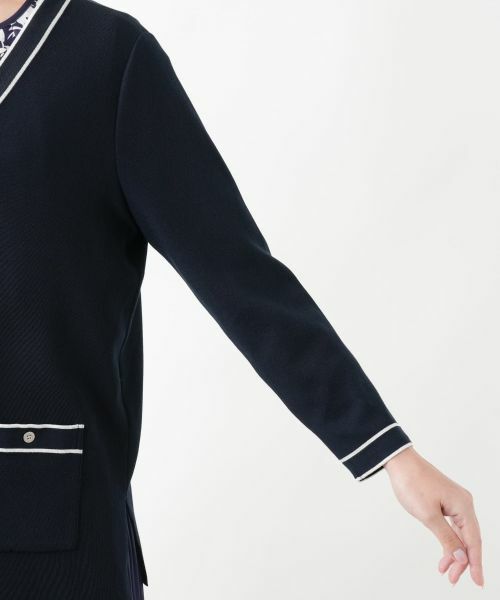 Leilian PLUS HOUSE / レリアンプラスハウス カーディガン・ボレロ | 【店舗人気】Vネックカーディガン【プラス企画】 | 詳細9