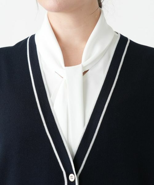 Leilian PLUS HOUSE / レリアンプラスハウス テーラードジャケット | 【店舗人気】Vネックニットベスト【プラス企画】 | 詳細7