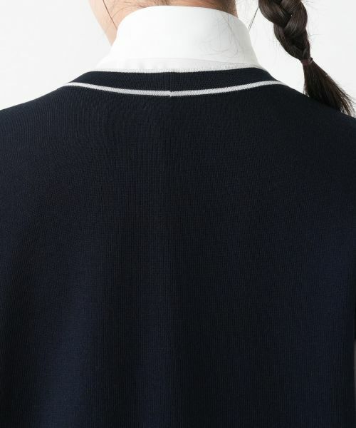 Leilian PLUS HOUSE / レリアンプラスハウス テーラードジャケット | 【店舗人気】Vネックニットベスト【プラス企画】 | 詳細8