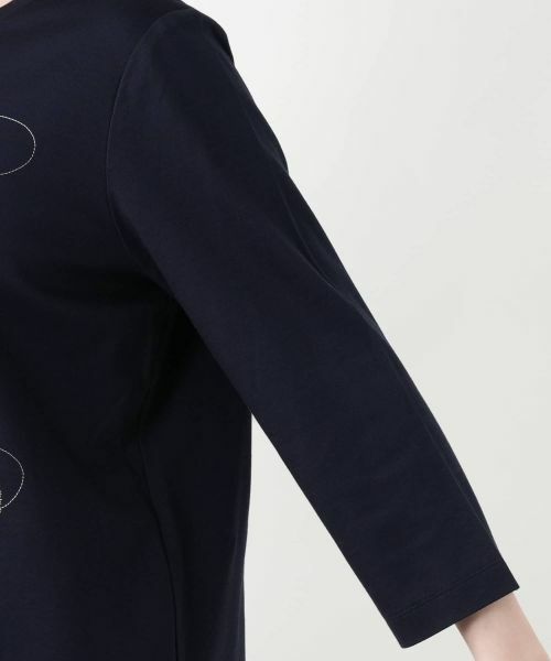 Leilian PLUS HOUSE / レリアンプラスハウス Tシャツ | 【店舗人気】刺繍クルーネックカットソー【プラス企画】 | 詳細15