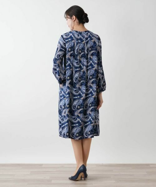 Leilian PLUS HOUSE / レリアンプラスハウス ドレス | ペイズリーワンピース【プラス企画】 | 詳細3