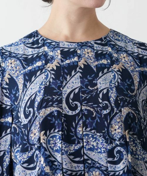 Leilian PLUS HOUSE / レリアンプラスハウス ドレス | ペイズリーワンピース【プラス企画】 | 詳細7