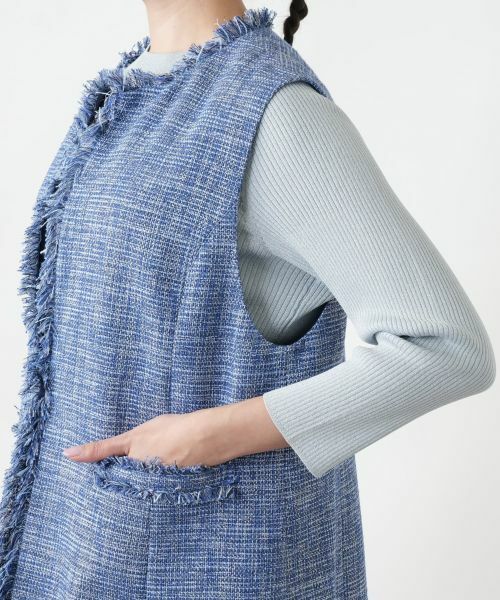 Leilian PLUS HOUSE / レリアンプラスハウス テーラードジャケット | 【店舗人気】ツイードベスト【プラス企画】 | 詳細9