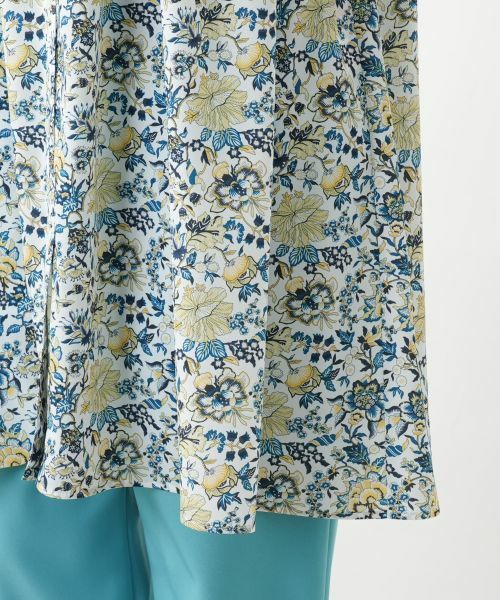 Leilian PLUS HOUSE / レリアンプラスハウス シャツ・ブラウス | 【店舗人気】フラワー柄チュニックブラウス【プラス企画】 | 詳細10