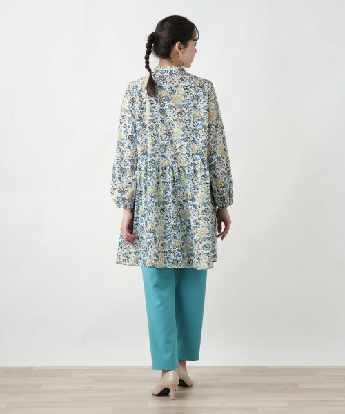Leilian PLUS HOUSE / レリアンプラスハウス シャツ・ブラウス | 【店舗人気】フラワー柄チュニックブラウス【プラス企画】 | 詳細3