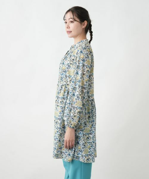 Leilian PLUS HOUSE / レリアンプラスハウス シャツ・ブラウス | 【店舗人気】フラワー柄チュニックブラウス【プラス企画】 | 詳細5