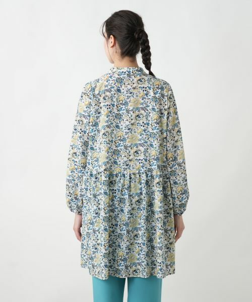 Leilian PLUS HOUSE / レリアンプラスハウス シャツ・ブラウス | 【店舗人気】フラワー柄チュニックブラウス【プラス企画】 | 詳細6