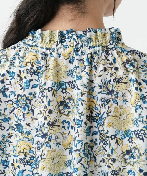 Leilian PLUS HOUSE / レリアンプラスハウス シャツ・ブラウス | 【店舗人気】フラワー柄ハイネックブラウス【プラス企画】【ERICA】 | 詳細8