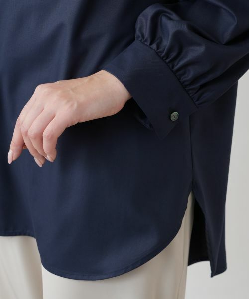 Leilian PLUS HOUSE / レリアンプラスハウス シャツ・ブラウス | 【店舗人気】ギャザーブラウス【プラス企画】 | 詳細13