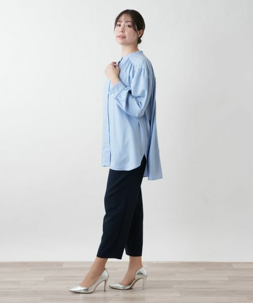 Leilian PLUS HOUSE / レリアンプラスハウス シャツ・ブラウス | 【店舗人気】ギャザーブラウス【プラス企画】 | 詳細2